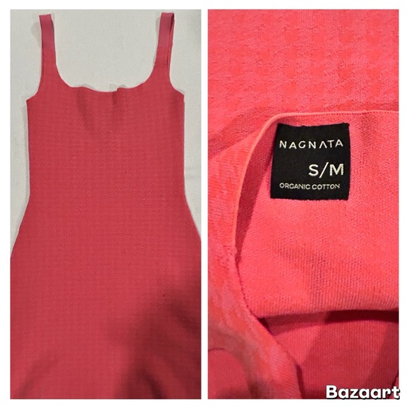 Nagnata HOUNDSTOOTH DRESS IN PINK SIZE:S/M - Picture 4 of 8